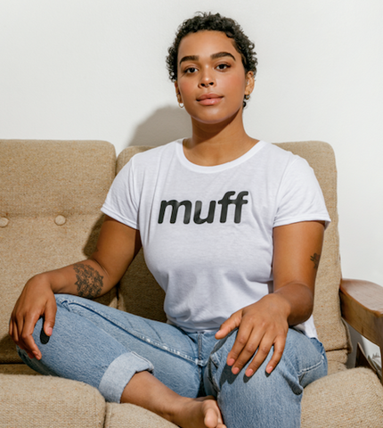 Muff Tee - White